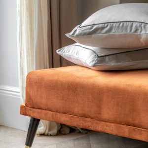 Gallery Direct Holt Sofa Bed Rust | Shackletons