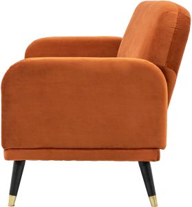 Gallery Direct Holt Sofa Bed Rust | Shackletons