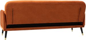 Gallery Direct Holt Sofa Bed Rust | Shackletons