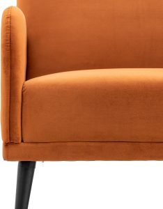 Gallery Direct Holt Sofa Bed Rust | Shackletons