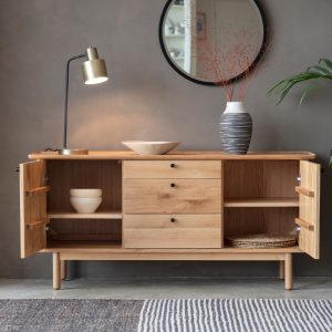 Gallery Direct Kingham 2 Door 3 Drawer Sideboard | Shackletons