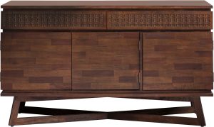 Gallery Direct Boho Retreat 3 Drawer Sideboard | Shackletons