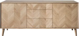 Gallery Direct Milano 2 Door 3 Drawer Sideboard | Shackletons