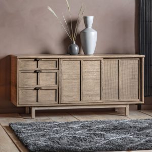 Gallery Direct Kyoto 3 Drawer 2 Door Sideboard | Shackletons
