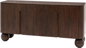 Gallery Direct Sculpt 4 Door Sideboard | Shackletons
