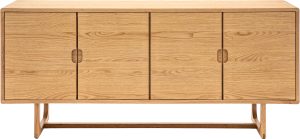Gallery Direct Craft 4 Door Sideboard Natural | Shackletons