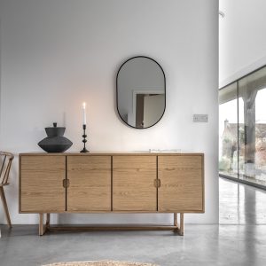 Gallery Direct Craft 4 Door Sideboard Natural | Shackletons