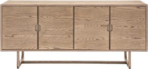 Gallery Direct Craft 4 Door Sideboard Smoked | Shackletons