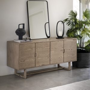 Gallery Direct Craft 4 Door Sideboard Smoked | Shackletons