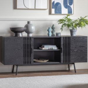 Gallery Direct Holsen Sideboard Black | Shackletons