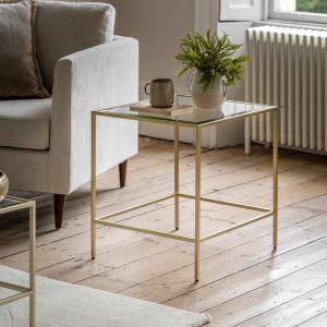 Gallery Direct Rothbury Side Table Champagne | Shackletons