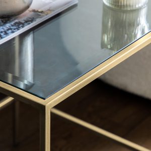 Gallery Direct Rothbury Side Table Champagne | Shackletons