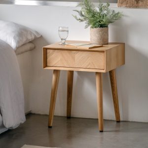 Gallery Direct Milano 1 Drawer Side Table | Shackletons