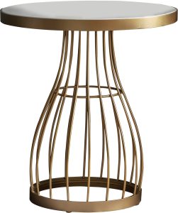 Gallery Direct Southgate Side Table Champagne | Shackletons