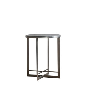 Gallery Direct Necton Side Table Silver | Shackletons