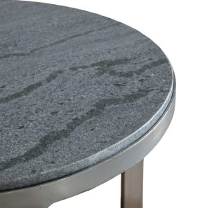 Gallery Direct Necton Side Table Silver | Shackletons