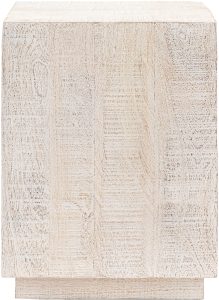 Gallery Direct Iowa Side Table Whitewash | Shackletons