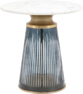 Gallery Direct Seville Side Table Blue | Shackletons