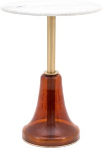 Gallery Direct Bilbao Side Table Orange | Shackletons