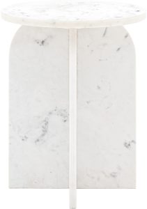 Gallery Direct Amalfi Side Table White | Shackletons