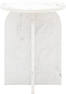Gallery Direct Amalfi Side Table White | Shackletons