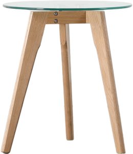 Gallery Direct Blair Round Side Table Oak | Shackletons