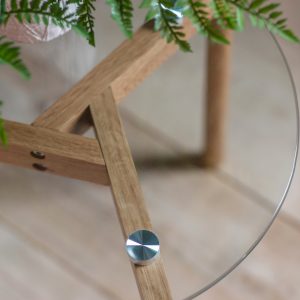 Gallery Direct Blair Round Side Table Oak | Shackletons