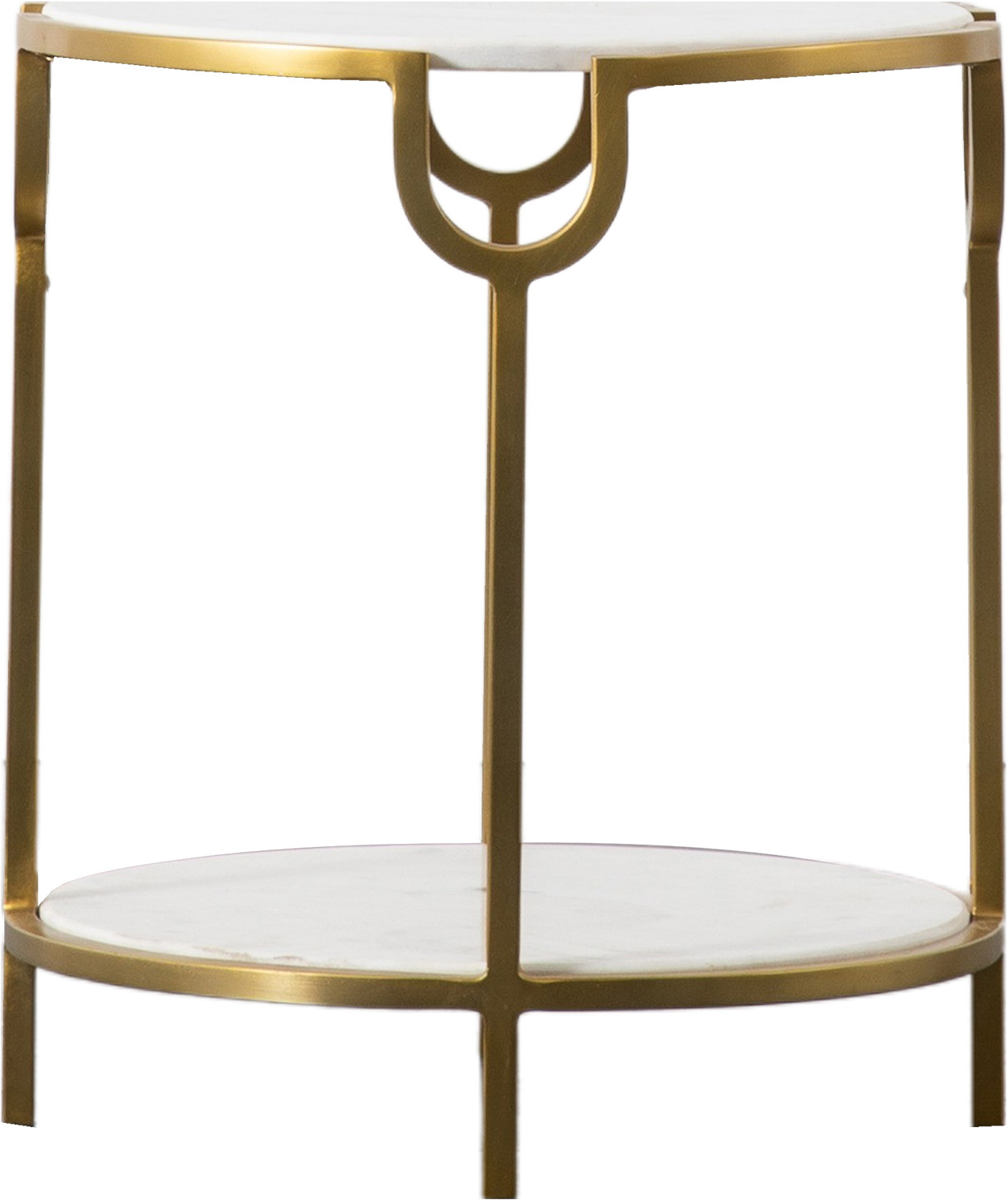 Gallery Direct Weston Side Table White Marble