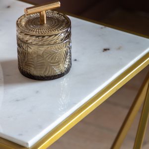 Gallery Direct Helford Side Table Gold | Shackletons