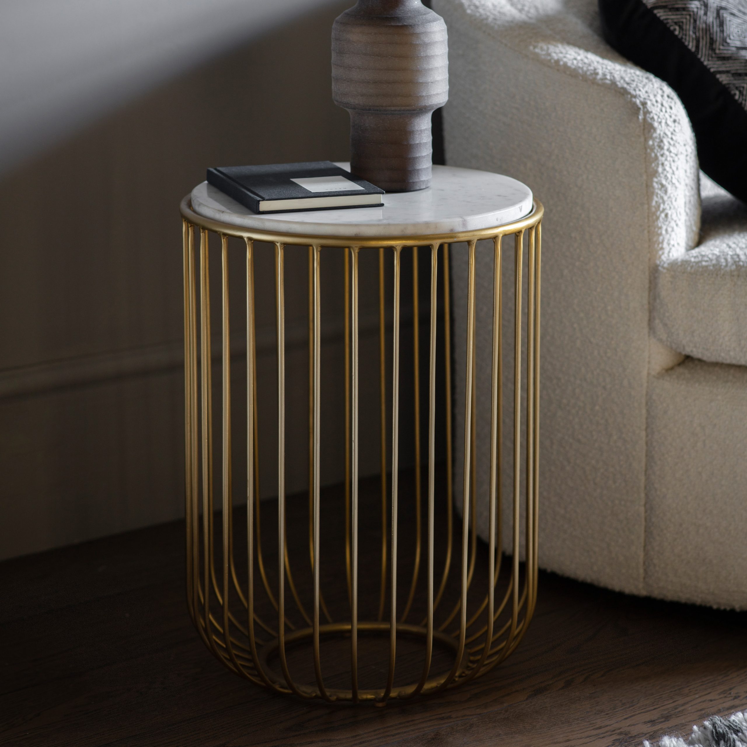 Gallery Direct Riley Side Table Gold