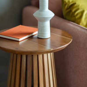 Gallery Direct Brookland Slatted Side Table | Shackletons