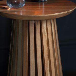 Gallery Direct Brookland Slatted Side Table | Shackletons