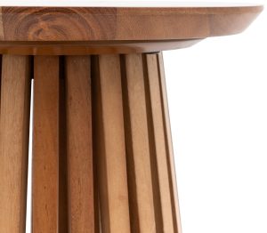 Gallery Direct Brookland Slatted Side Table | Shackletons