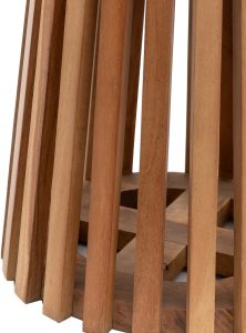 Gallery Direct Brookland Slatted Side Table | Shackletons