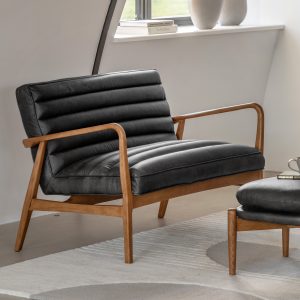 Gallery Direct Datsun 2 Seater Sofa Antique Ebony | Shackletons