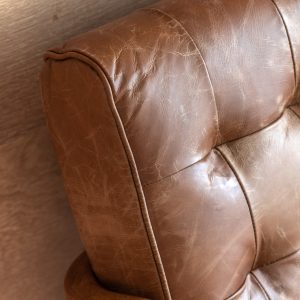 Gallery Direct Humber 2 Seater Sofa Vintage Brown Leather | Shackletons