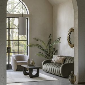 Gallery Direct Coste 3 Seater Sofa Moss | Shackletons