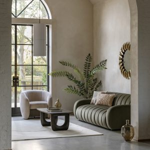 Gallery Direct Coste 3 Seater Sofa Moss | Shackletons