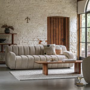 Gallery Direct Coste 3 Seater Sofa Cream | Shackletons
