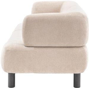 Gallery Direct Ardo 3 Seater Sofa Cream | Shackletons