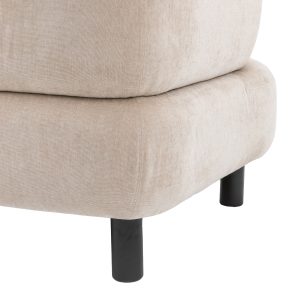 Gallery Direct Ardo 3 Seater Sofa Cream | Shackletons