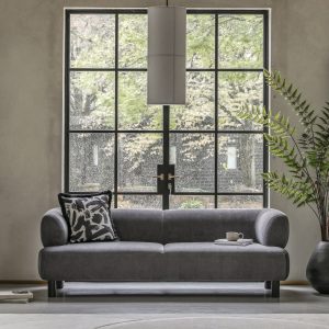 Gallery Direct Ardo 3 Seater Sofa Anthracite | Shackletons