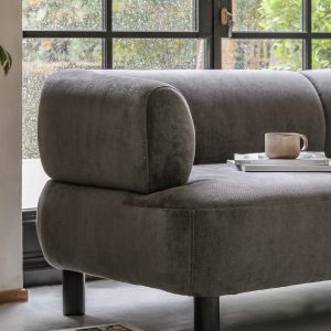 Gallery Direct Ardo 3 Seater Sofa Anthracite | Shackletons