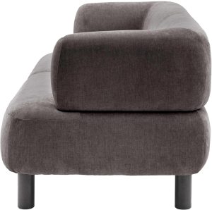 Gallery Direct Ardo 3 Seater Sofa Anthracite | Shackletons