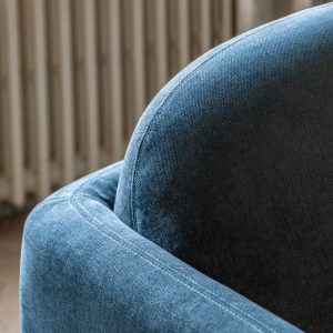 Gallery Direct Massa 3 Seater Sofa Dusty Blue | Shackletons