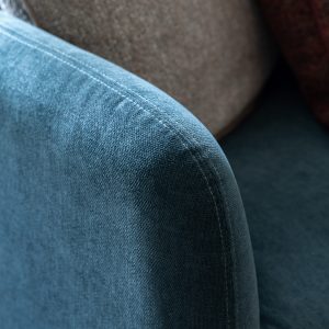 Gallery Direct Massa 3 Seater Sofa Dusty Blue | Shackletons