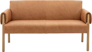 Gallery Direct Stratford 2 Seater Sofa Brown Leather | Shackletons