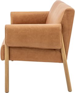 Gallery Direct Stratford 2 Seater Sofa Brown Leather | Shackletons