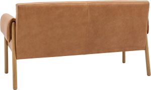 Gallery Direct Stratford 2 Seater Sofa Brown Leather | Shackletons