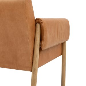 Gallery Direct Stratford 2 Seater Sofa Brown Leather | Shackletons